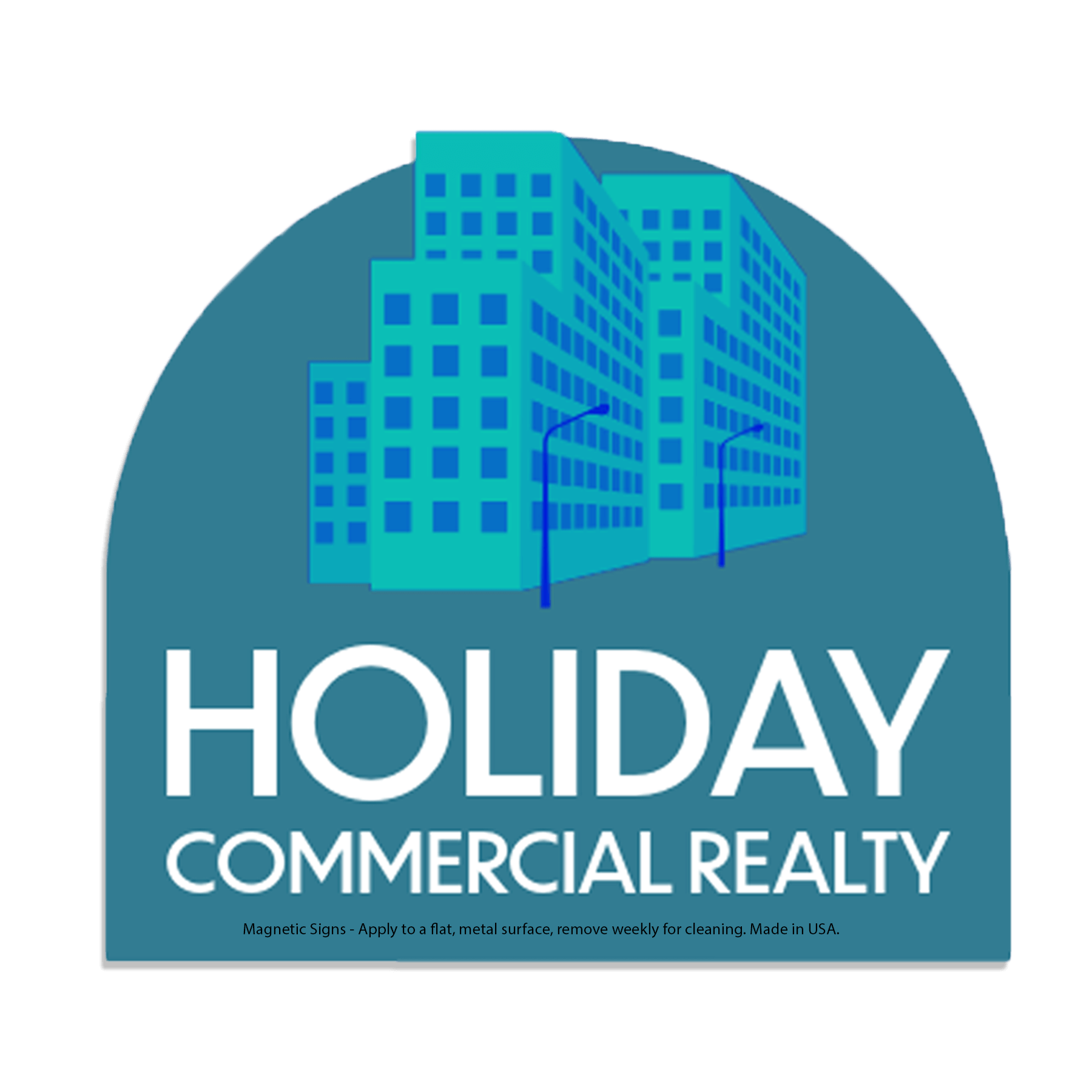 119-134 Sq. Inch Outdoor Custom 30 Mil Magnet                         